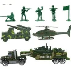 Soldadinhos De Brinquedo Caminhão E Veiculos Exército CÓD. 005