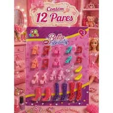 SAPATO PARA BONECAS CALÇADOS E BOTAS PARA BONECAS SAPATINHOS PRINCESAS