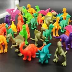 70 DINOSSAUROS MINIATURAS DE BRINQUEDO DINOSSAUROS DE PLÁSTICO DECORAÇÃO E BRINQUEDO CÓD. 40