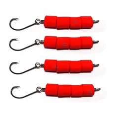 Kit 04 Salsicha Flutuante Flutuador para Pesca  + 02 Canudo