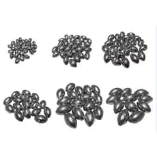100g Chumbada Oliva Chumbo Pesca - Tamanhos: 1g 5g 8g 10g 15g 20g