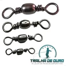 Kit 10un Girador de Pesca Destorcedor de Linha - DIVERSOS TAMANHOS