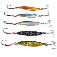 Isca Artificial Jumping Slow Jig 7cm 30g Metal com Marcação de Peso - Corvina Robalo Pampo Bonito