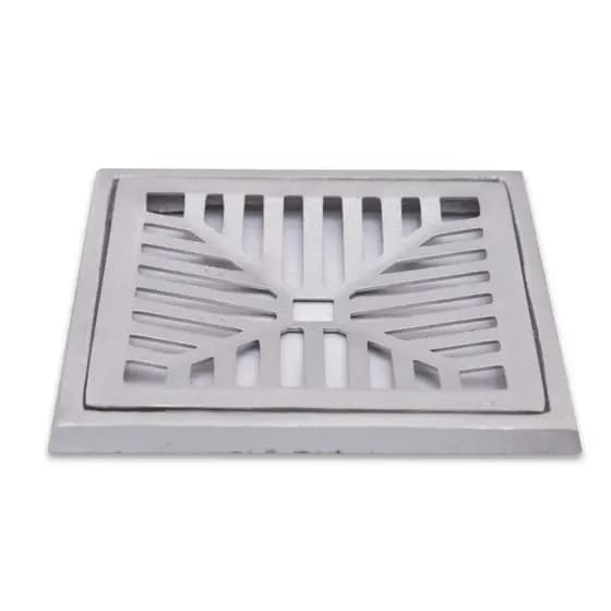 Ralo Linear Grelha 15x15 cm Com Caixilho Suporte Em Alumínio
