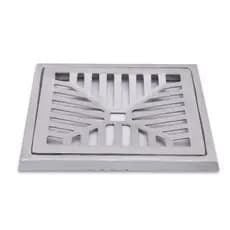 Ralo Linear Grelha 15x15 cm Com Caixilho Suporte Em Alumínio