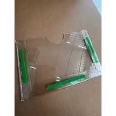 Display A7- 10,5x 7,5cm Petg Horizontal Folha Folder Escritório 11 pçs