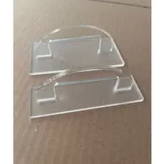 Espátula Acrílico Alisador Bolo Adesivos Papel Parede kit 1 peça 5x10cm 1 peça 3x10cm