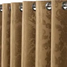 Cortina Cetim Jacquard/Jackard Sala e Quarto 3,00 X 2,70 Para Varão, Várias Cores! Tecido acetinado!