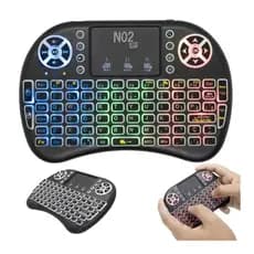 Mini Teclado Wireless Bluetooth Sem Fio Usb Iluminado