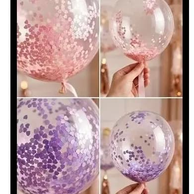 Mini Paetês Coração 10g– Ideal para Balão Bubble, Resina e Artesanato