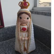 Nossa Senhora de Fátima Amigurumi