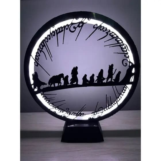 Luminária Decorativa Senhor dos Anéis Para Quarto Sala Escrivaninha