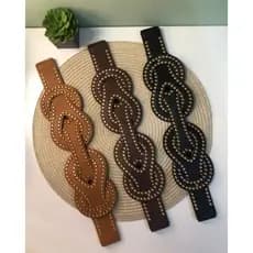 Cinto Feminino Boho - Fechamento em Faixa Elástica - Ajustável **LEIA DESCRIÇÃO**