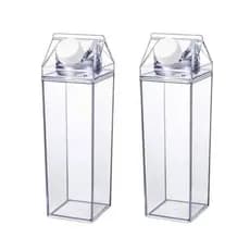 Garrafa Caixa de Leite de Acrílico Livre de BPA - 500ML
