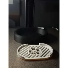Porta sabonete Banheiro Lavabo Minimalista Saboneteira Moderna Modelo Trevo Luxo Com Drenagem