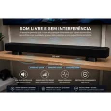 Suporte para Soundbar Samsung Q930B Q930D Q930F – Eleva o Som | Base Antivibração 20 a 50mm