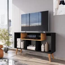 Promoção!  Rack para Sala Quarto TV 43 Polegadas Retro Moderno Zarah - Várias Cores