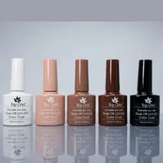 Kit 5 Esmalte de Unhas em Gel tons nude Lirió /XD/k&s LED UV  COLEÇÕES soak-off  kit Manicure