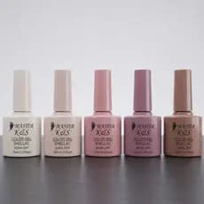 Kit Esmalte de Unhas em Gel tons nude fundo realista Lirió /XD/k&s LED UV  COLEÇÕES soak-off