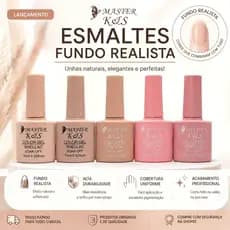 Esmaltes em Gel Fundo Realista LIRIO/XD/K&S  Profissional Nails manicure