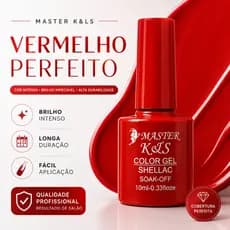 Esmalte em Gel lirio xd/k&s LED UV soak-off  unhas Manicure