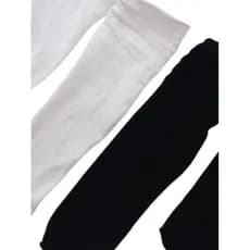 Meia de Cano Longo Preto Ou Branco Un