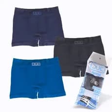 Kit cueca boxer com 3 unidades sortidos