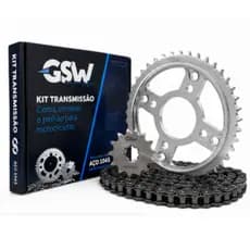 Kit Relação Transmissão Titan 150 Fan 150 Start 150 Aço 1045