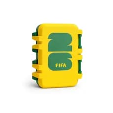 Porta Figurinhas Premium Copa Do Mundo até 1000 Figurinhas Caixa Maleta Brilhante Resistente