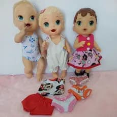 Roupa Boneca Baby Alive Roupinhas Kit C/8 Peças De Roupas Para BonecasPronta Entrega Envio Imediato