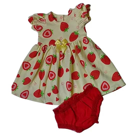 ROUPA PARA BONECA  REBORN BEBÊ REALISTA  VESTIDO C/CALCINHA (LEIA A DESCRIÇÃO  DO PRODUTO)