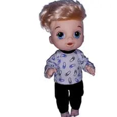 Roupa Boneca Baby Alive Masculino Boneco Baby Boy Kit C/4 Peças.