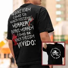 Camiseta Charlie Brown Jr Frase Musica Paranormal Camisa Cantor Chorão Blusa Algodão Premium