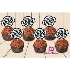 Festa Corporativa Empresa 50 Topper Tags Para Docinhos Doces