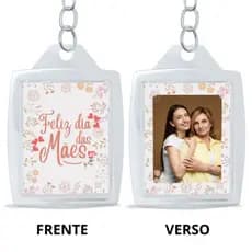 Chaveiro Feliz Dia Das Mães - COM FOTO