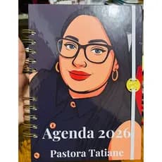 Agenda Personalizada 2027 Capa Dura  anti risco Datada ou Não Datada com Foto, Nome  Profissão Enfermeira Médico Planner
