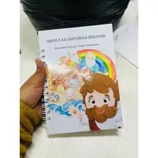 Livro Devocional Infantil  Jesus e as Histórias Bíblicas para as crianças cristão