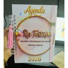 Agenda de Atendimentos Profissional Organização Controle  manicure cabelereiro todas profissões capa personalizada