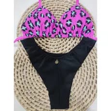 Biquíni Cortininha Com Calcinha Fio Duplo Poliamida, Proteção Uv E Com Bojo, biquini feminimo, biquini praia férias,