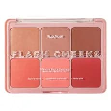 Paleta de Blush e Iluminador Flash Cheeks - Ruby Rose