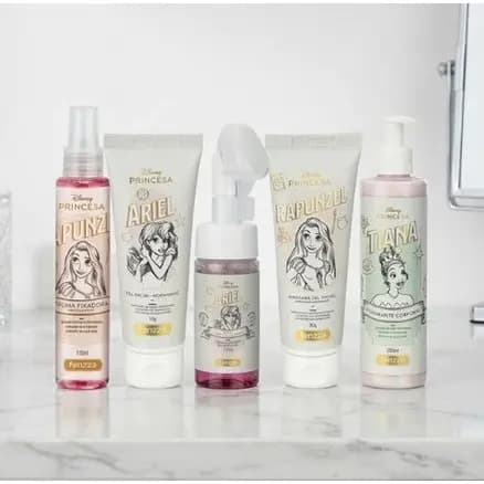 NOVIDADE! Linha Skin Care Princesas Disney by Fenzza