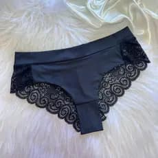 Kit 03 calcinhas cós duplo frente dupla com renda calcinha gestante sensual