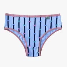 kit com 5 tangão conforto em algodão lateral larga cintura alta comprime e modela o corpo calcinha tangão senhora REF401