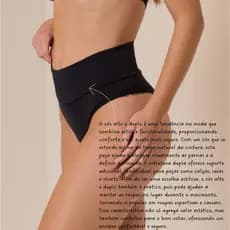 Kit com 2 calcinha cinta modeladora seca barriga alta compressão