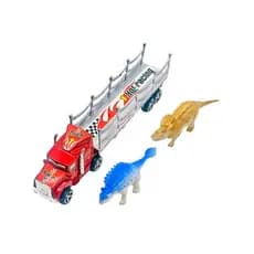Brinquedo Caminhão Carrinho a Fricção com 2 animais Rápido e Veloz