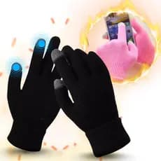Luva Inverno Celular Touch Screem Sensível ao Toque Unissex Mexer no Celular Masculina e Feminina Tamanho Único Básica