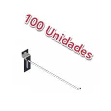 Gancho Para Painel Canaletado 20cm kit com 100 unidades