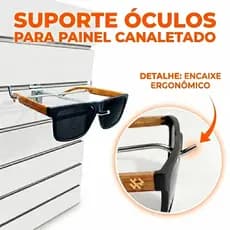 Suporte Expositor de Óculos Para Painel Canaletado ,Porta óculos ,display para ótica