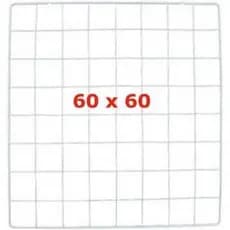 Tela Aramada Estante Cercado Pet Memory Board 60x60 Branca