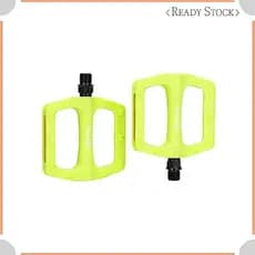 [Xmzdonji] Conjunto De Pedais De Bicicleta Planos Leve Nylon Plataforma Pedal Cobre Para Deslocamento E Mountain Bike